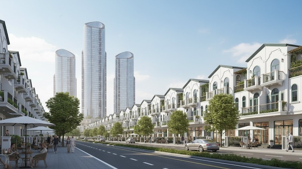 Nhà phố shophouse The One World Bình Dương