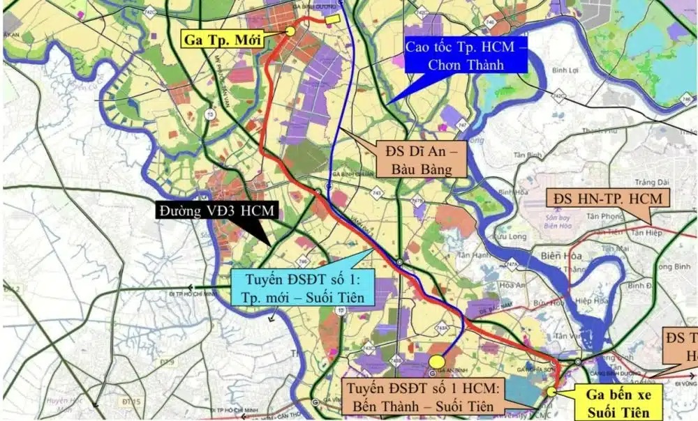tuyến metro bình dương số 1