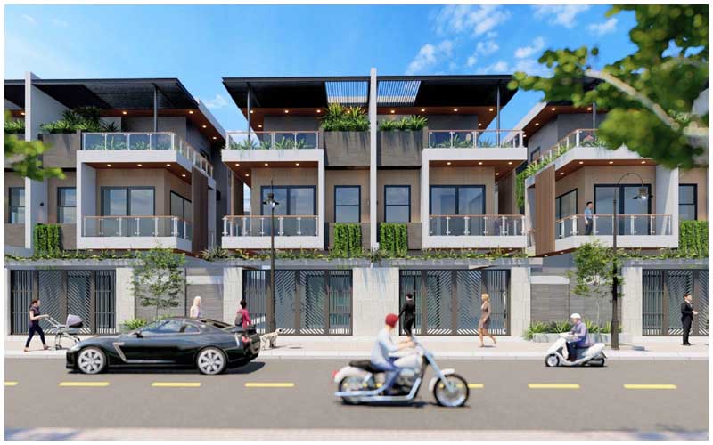 phong cách kiến trúc hiện đại khu đô thị Đông Bình Dương