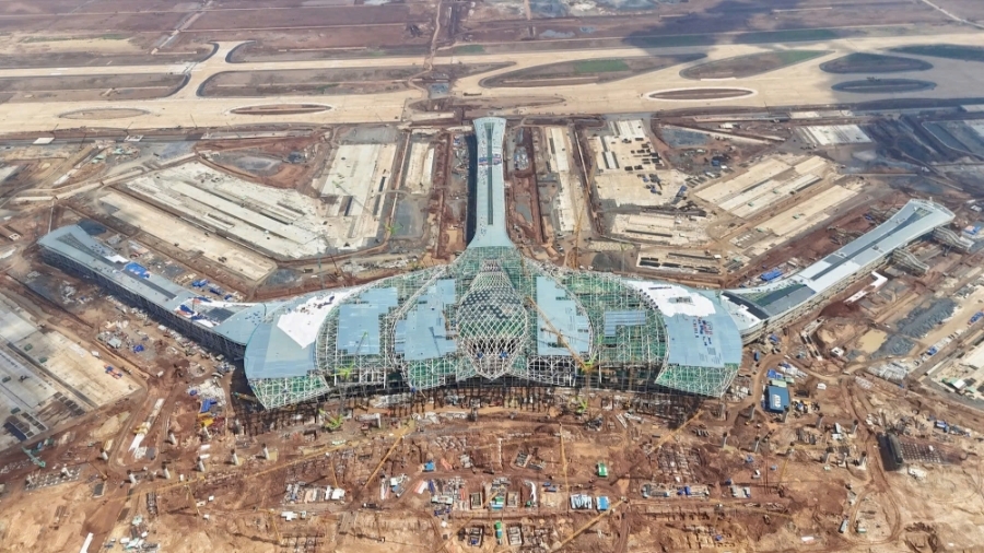 tiến độ thi công sân bay Long Thành