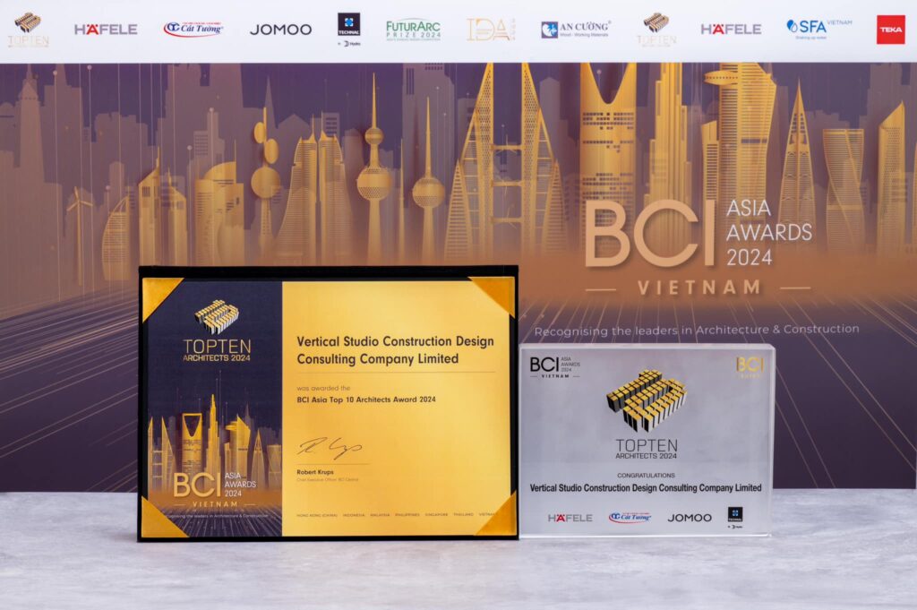 BCI Asia Awards 2024 Top 10 Công ty Kiến trúc hàng đầu Việt Nam