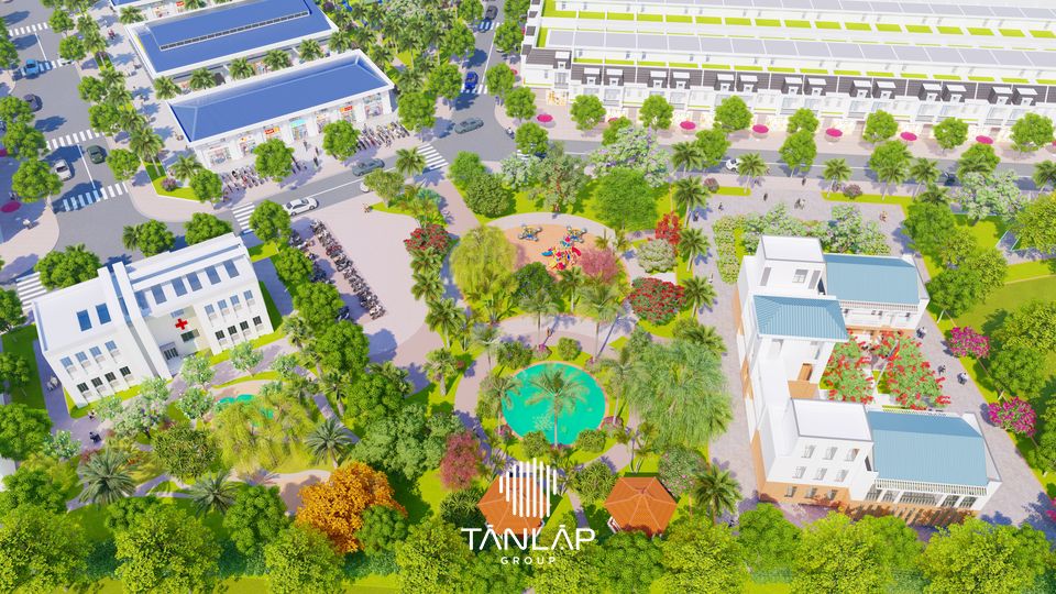 Công viên dự án khu nhà ở Tân Lập Bình Dương