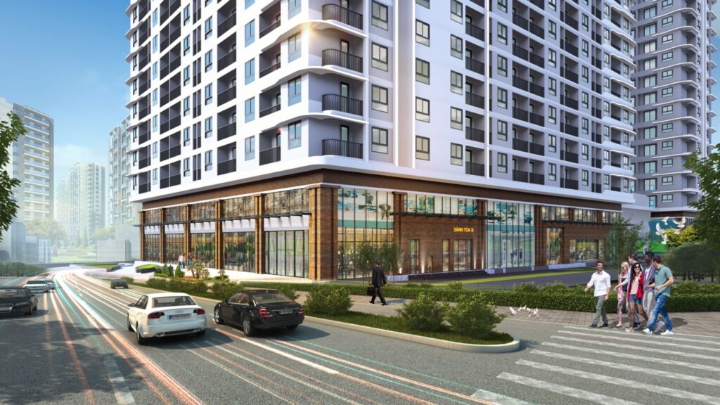 Khu thương mại dự án căn hộ Ben Hill Bình Dương
