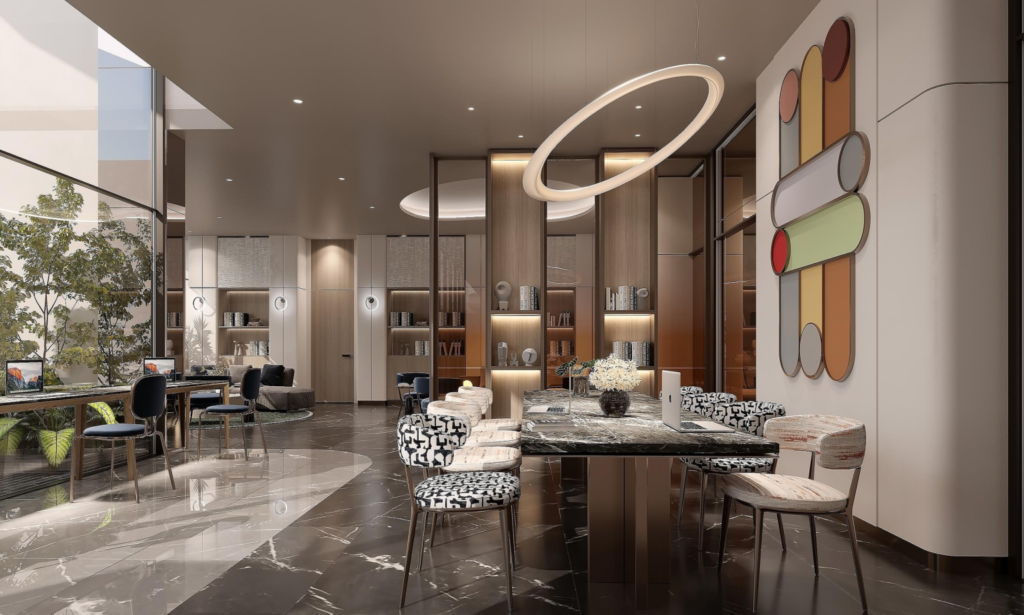 Khu vực sinh hoạt chung dự án Midori Park The Ten Bình Dương