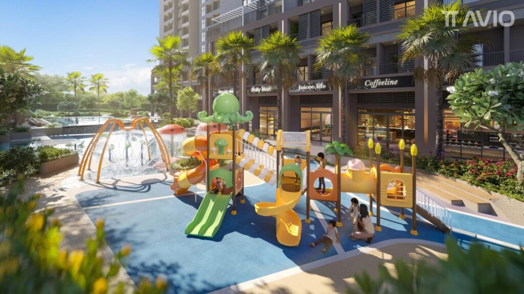 Khu vui chơi trẻ em dự án căn hộ TT Avio Bình Dương
