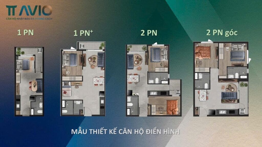 Layout dự án căn hộ TT Avio Bình Dương