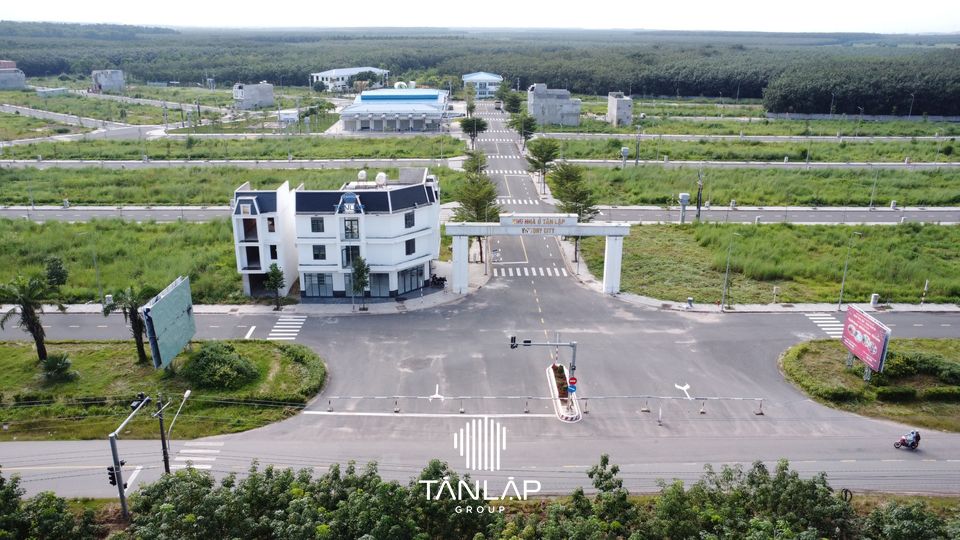 Mặt bằng phân lô dự án khu nhà ở Tân Lập Bình Dương