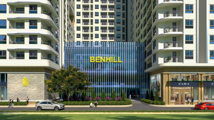 Mặt tiền dự án căn hộ Ben Hill Bình Dương