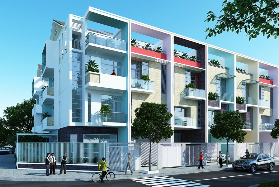 Nhà phố liền kề dự án khu nhà ở Tân Lập Bình Dương