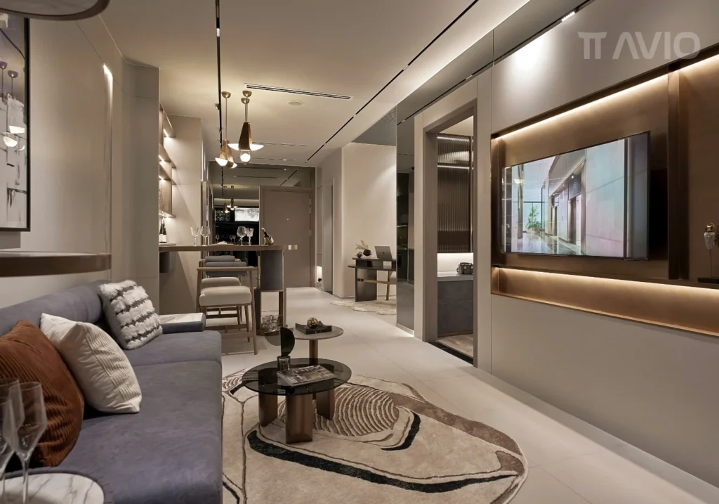 Phối cảnh nhà mẫu dự án căn hộ TT Avio Bình Dương