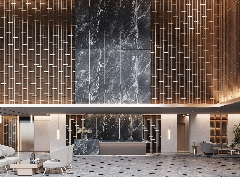 Sảnh Lobby dự án Midori Park The Ten Bình Dương