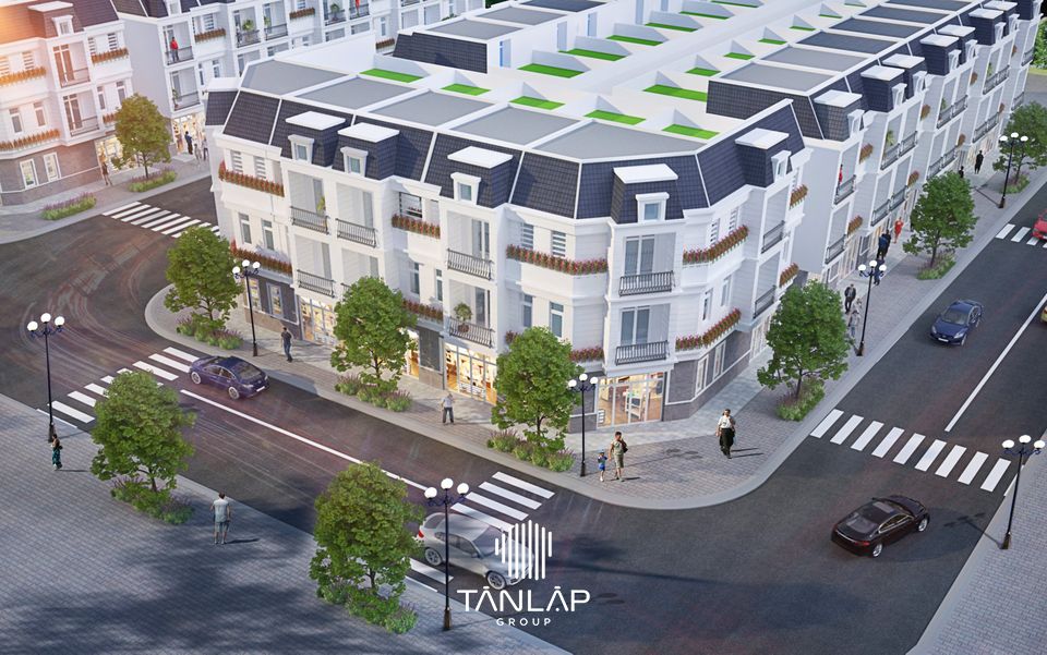 Shophouse dự án khu nhà ở Tân Lập Bình Dương