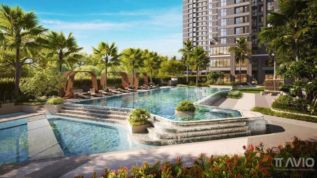Tiện ích hồ bơi dự án căn hộ TT Avio Bình Dương