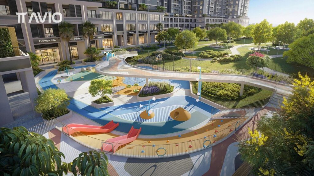 Tiện ích ngoài trời dự án căn hộ TT Avio Bình Dương