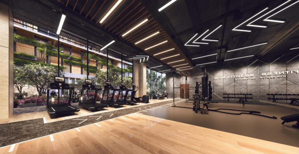 Tiện ích phòng gym dự án Midori Park The Ten Bình Dương