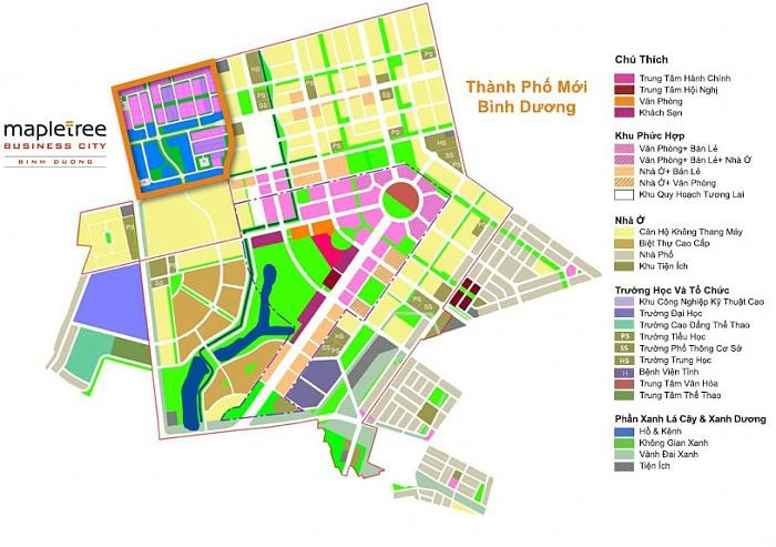 quy hoạch thành phố mới bình dương